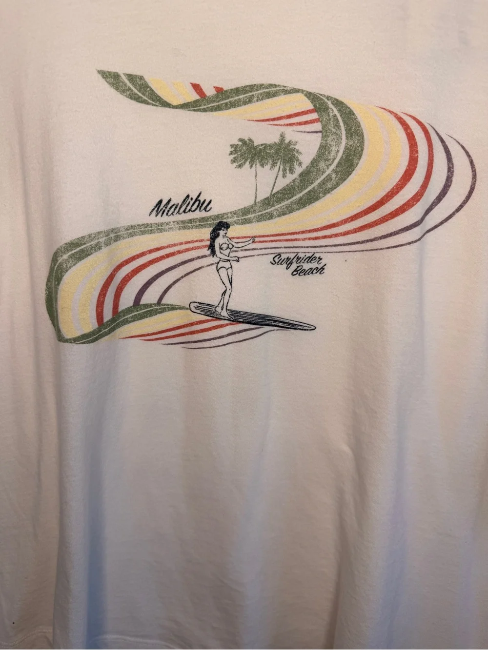 Universal Thread Malibu Surfrider Beach Graphic Tee Size M NWT - Picture 4 of 11